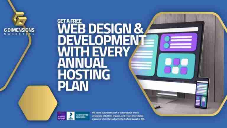 Get A Free Web Design & Development With Every Annual Hosting Plan