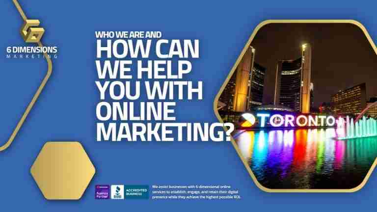 We Are Digital Marketing Agency In Toronto And We Can We Help You With Online Marketing